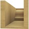 Ekena Millwork 6in. W x 6in. H x 20in. L Newport Woodgrain TimberThane Rafter Tail, Primed Tan RFTUR06X06X20NEWRCPR - alternate 3